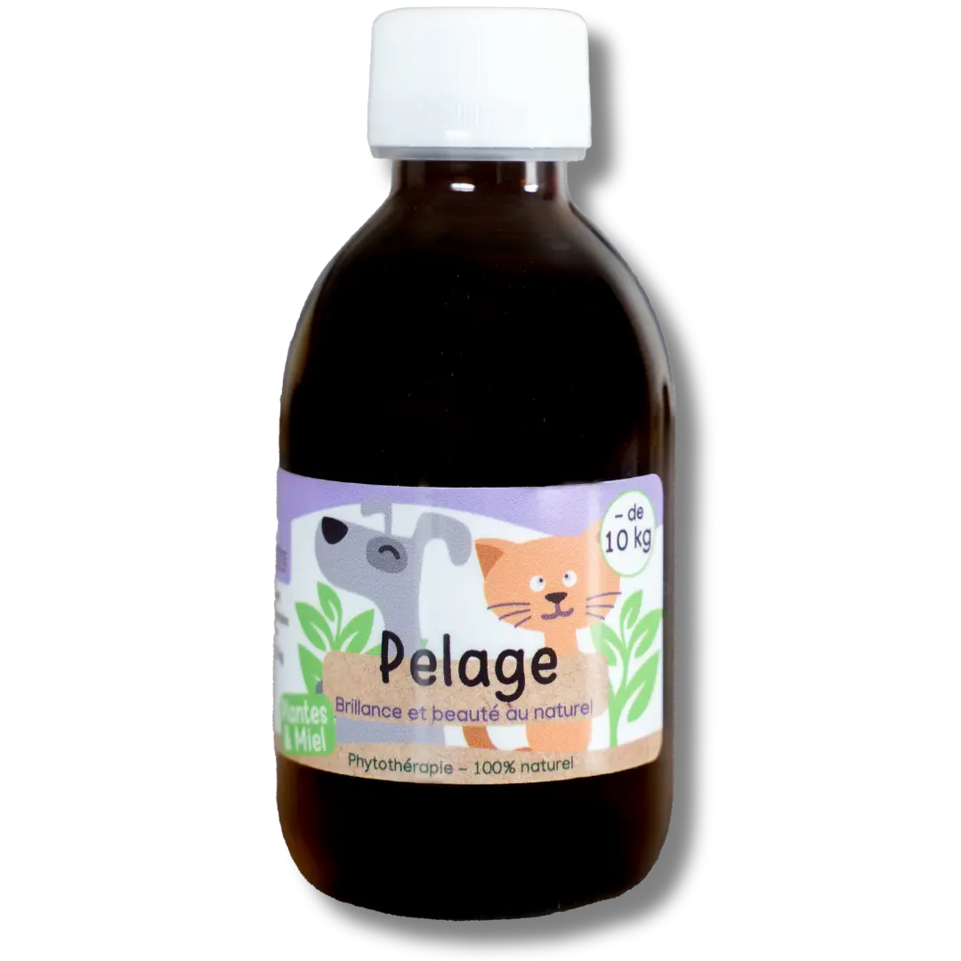 Sirop Naturel Pelage 200 mL - Chiens et Chats de -10kG-0