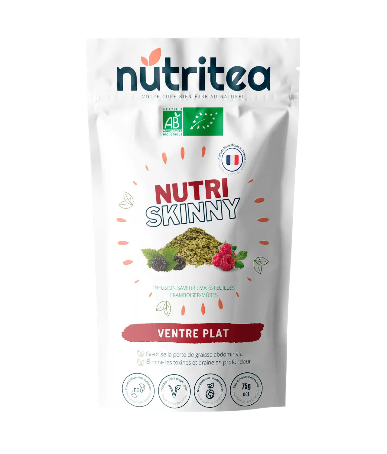 NutriSkinny-Thé Minceur Bio ventre plat au maté-0