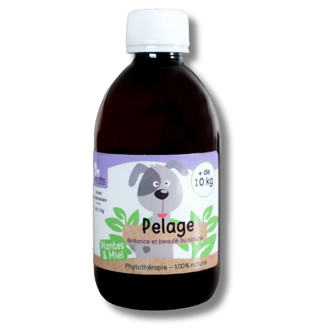 Sirop Naturel Pelage 300mL - Chiens + 10KG-0