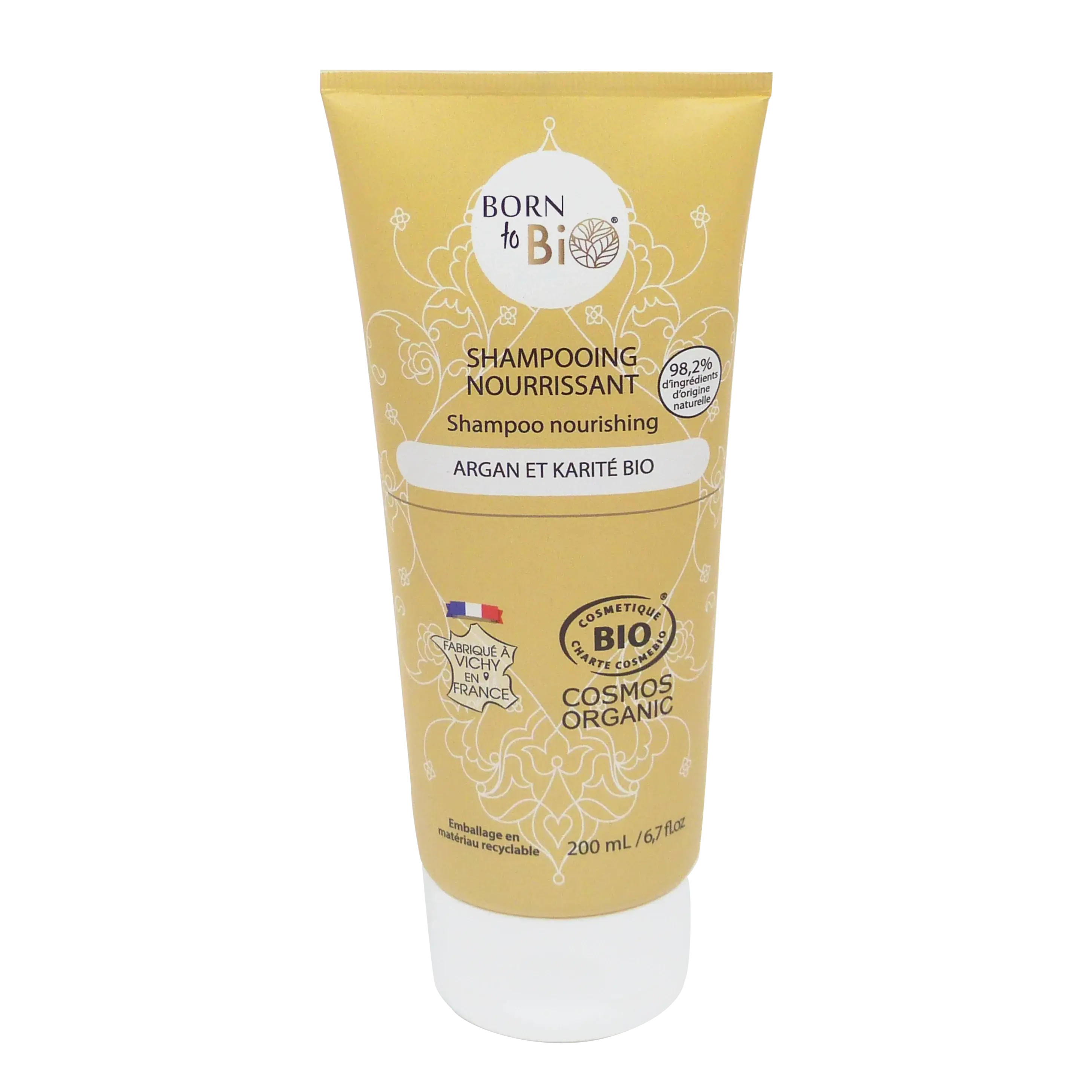 Shampooing Nourrissant Argan et Karité - Certifié bio-0